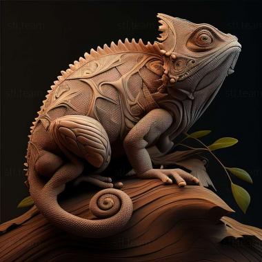 3D model Chameleon (STL)